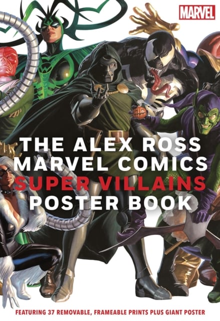 Book cover of The Alex Ross Marvel Comics Super Villains Poster Book