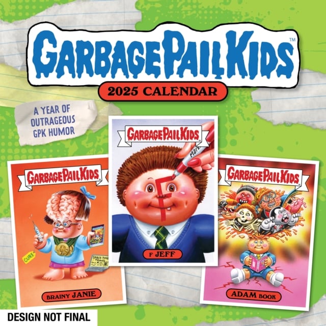 Garbage Pail Kids 2025 Wall Calendar by The Topps Company Shakespeare