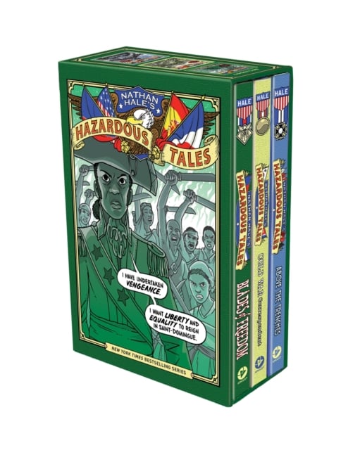 Book cover of Nathan Hale's Hazardous Tales Fourth 3-Book Box Set