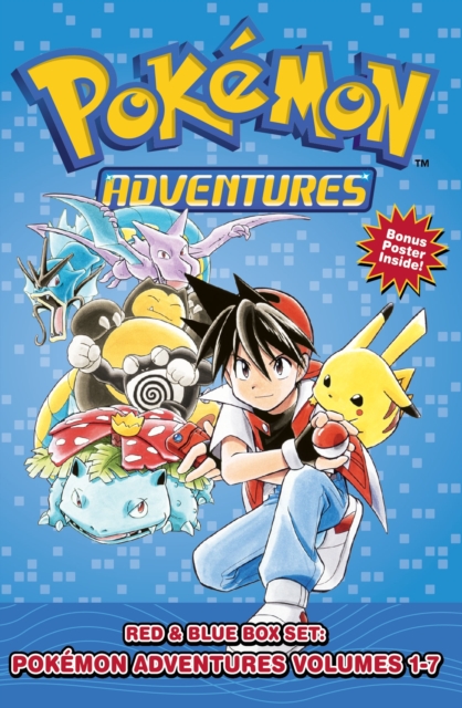 Book cover of Pokemon Adventures Red & Blue Box Set (Set Includes Vols. 1-7)