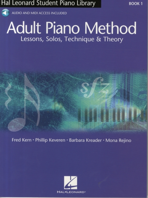 Book cover of Hal Leonard Adult Piano Method Book 1