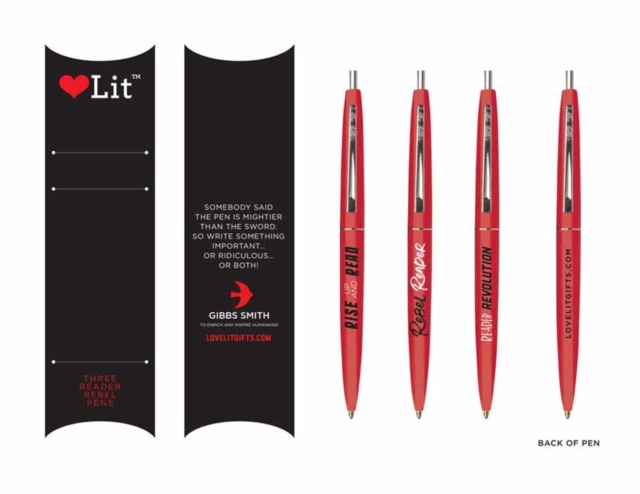 Book cover of Rebel Rebel Pens (LoveLit Mini Bic Click Pens Set)