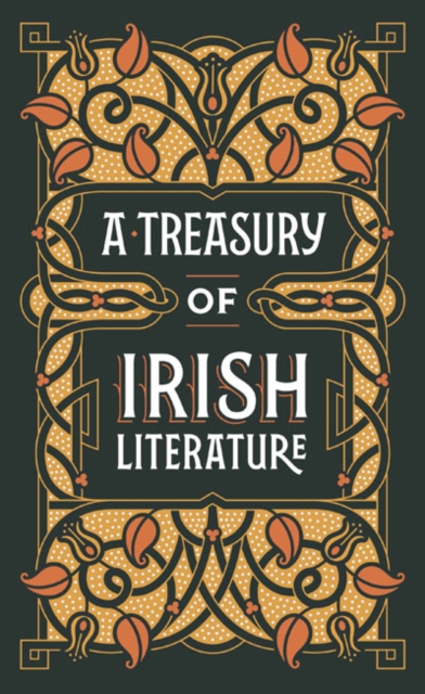 Book cover of A Treasury of Irish Literature (Barnes & Noble Omnibus Leatherbound Classics)
