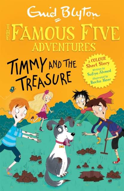 Book cover of Famous Five Colour Short Stories: Timmy and the Treasure