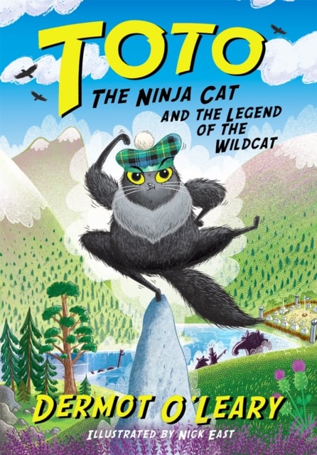Book cover of Toto the Ninja Cat and the Legend of the Wildcat