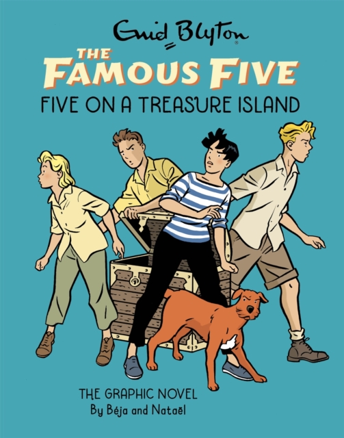 Book cover of Famous Five Graphic Novel: Five on a Treasure Island