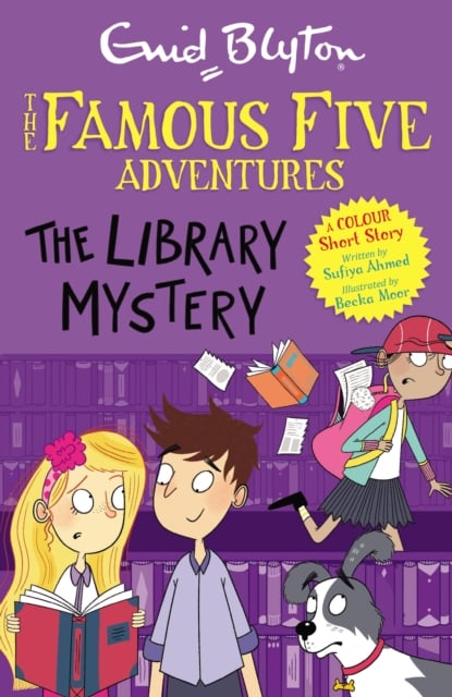 Book cover of Famous Five Colour Short Stories: The Library Mystery