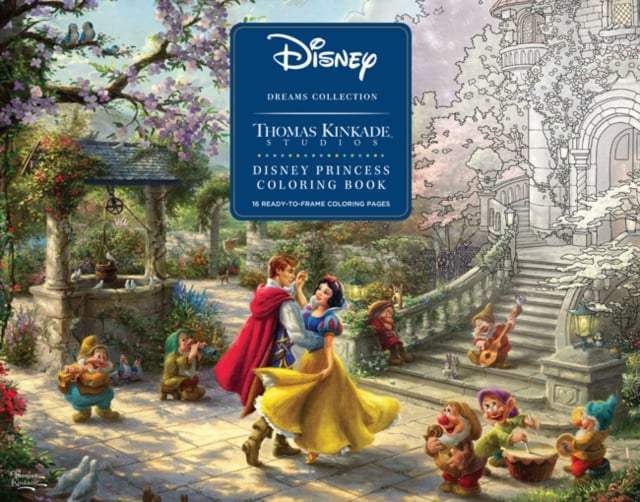 Book cover of Disney Dreams Collection Thomas Kinkade Studios Disney Princess Coloring Poster