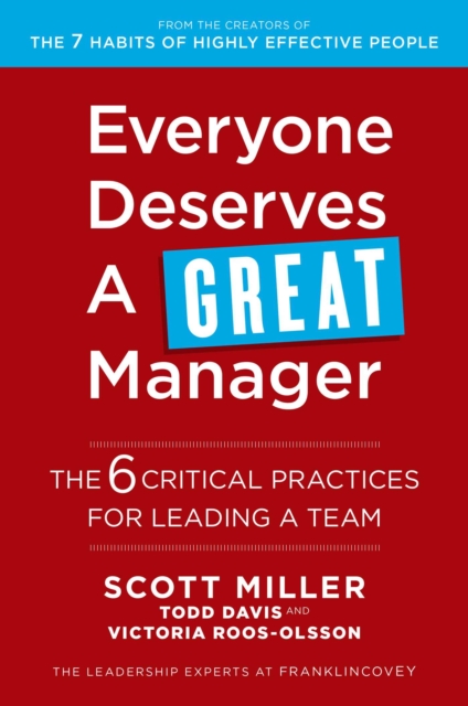 Book cover of Everyone Deserves a Great Manager