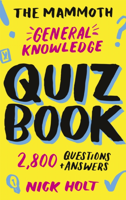 Book cover of The Mammoth General Knowledge Quiz Book