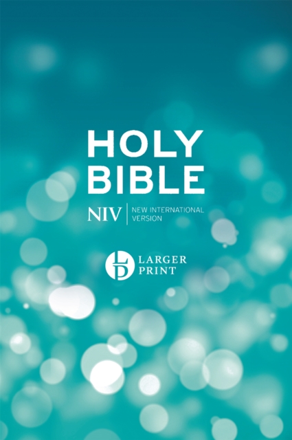 Book cover of NIV Larger Print Blue Hardback Bible