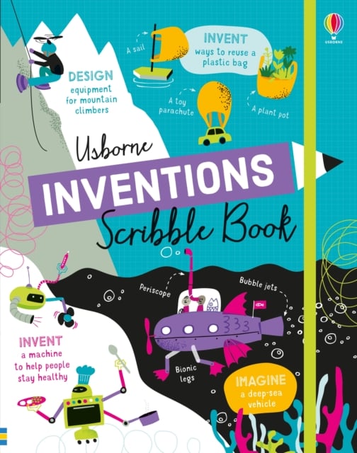 Book cover of Inventions Scribble Book
