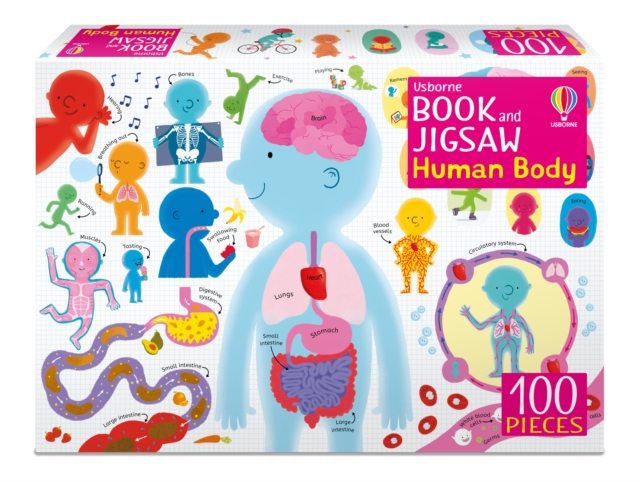 Book cover of Usborne Book and Jigsaw Human Body