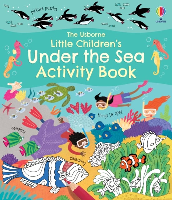 Book cover of Little Children's Under the Sea Activity Book