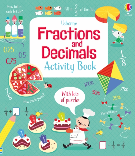 Book cover of Fractions and Decimals Activity Book