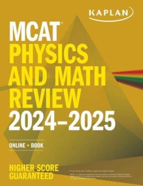 Book cover of MCAT Physics and Math Review 2024-2025
