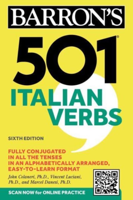 Book cover of 501 Italian Verbs, Sixth Edition