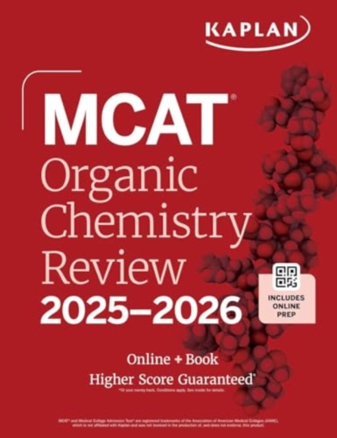 Book cover of MCAT Organic Chemistry Review 2025-2026