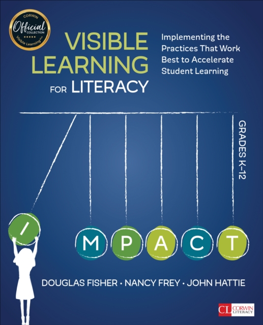 Book cover of Visible Learning for Literacy, Grades K-12