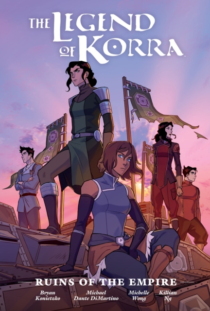 Book cover of The Legend of Korra: Ruins of the Empire Library Edition