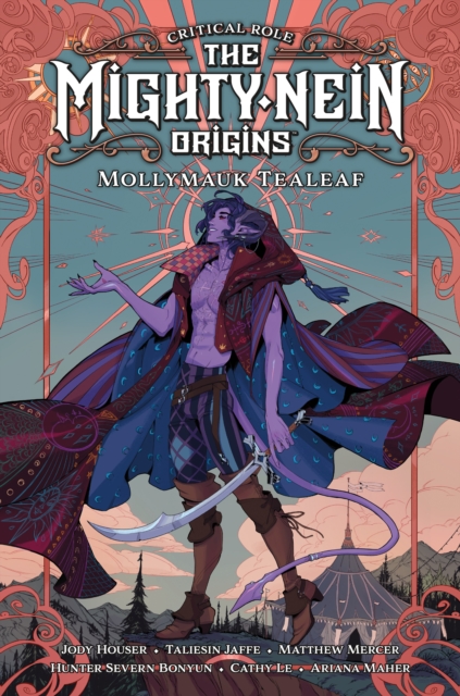 Book cover of Critical Role: The Mighty Nein Origins -- Mollymauk Tealeaf