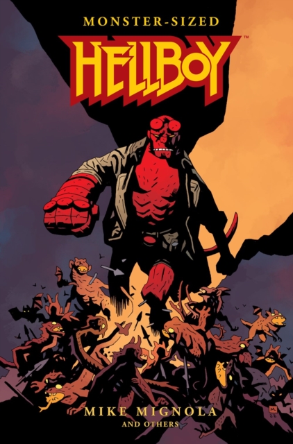 Book cover of Monster-Sized Hellboy