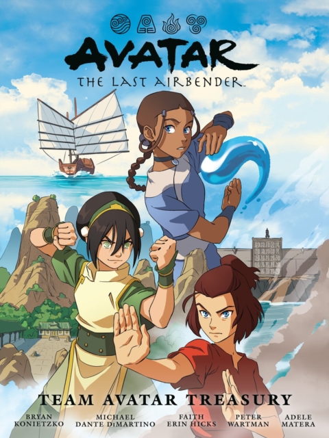 Book cover of Avatar: The Last Airbender - Team Avatar Treasury Library Edition