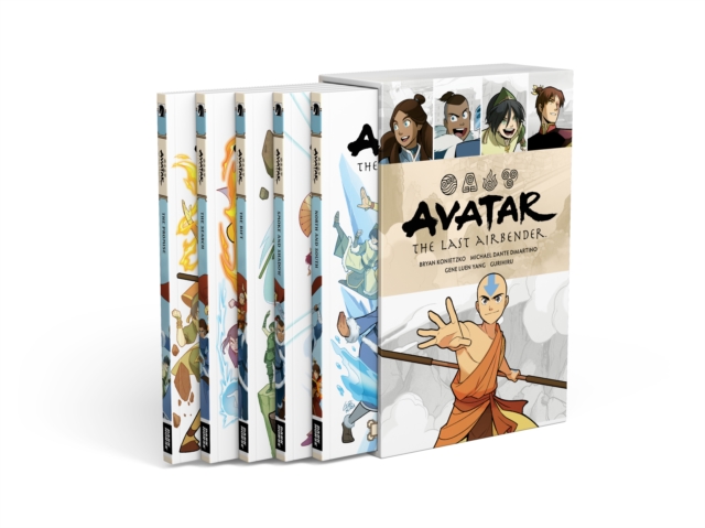 Book cover of Avatar: The Last Airbender Omnibus Boxed Set