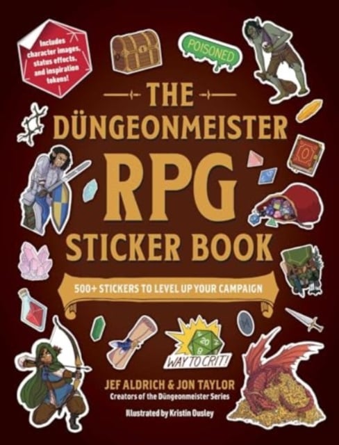 Book cover of The Dungeonmeister RPG Sticker Book