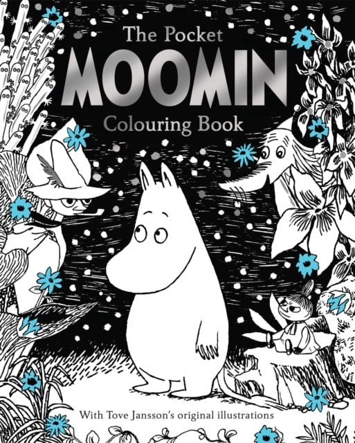 Book cover of The Pocket Moomin Colouring Book