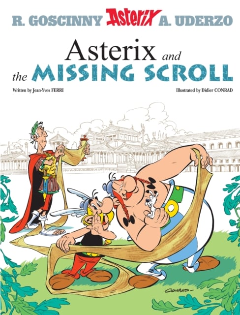 Book cover of Asterix: Asterix and The Missing Scroll