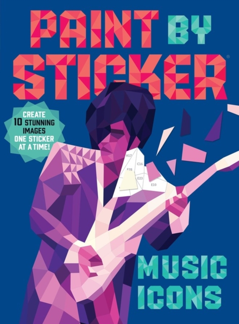 Book cover of Paint by Sticker: Music Icons