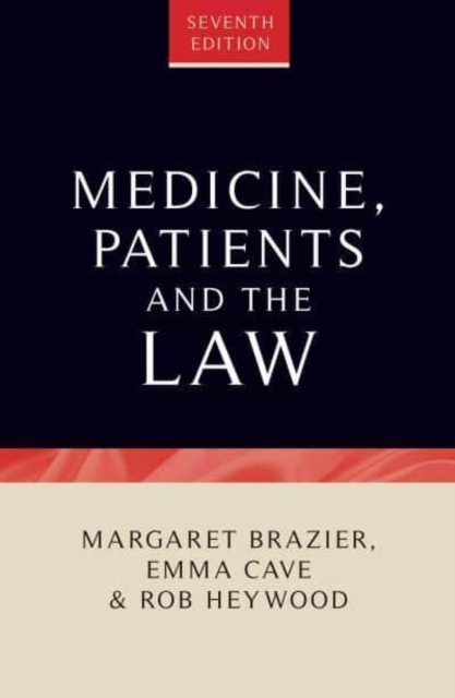 Book cover of Medicine, Patients and the Law