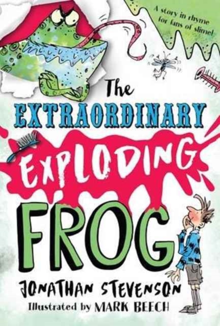 Book cover of The Extraordinary Exploding Frog