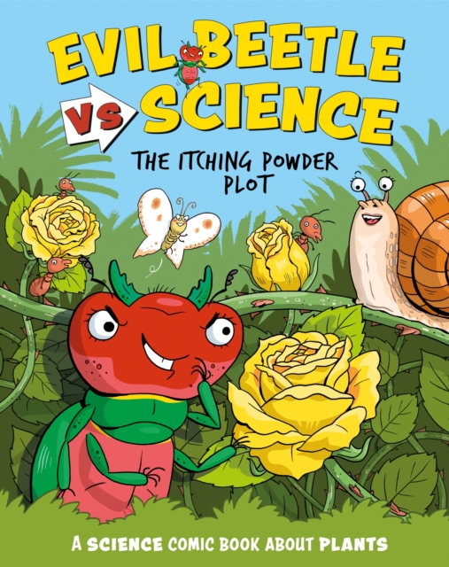 Book cover of Evil Beetle Versus Science: The Itching Powder Plot