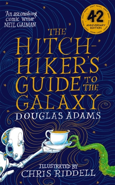 Book cover of The Hitchhiker's Guide to the Galaxy Illustrated Edition