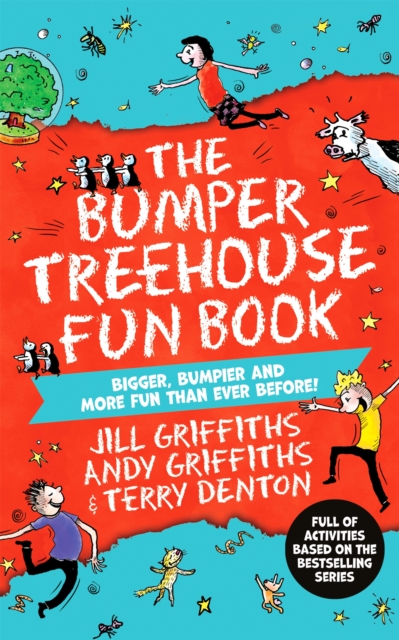 Book cover of The Bumper Treehouse Fun Book: bigger, bumpier and more fun than ever before!