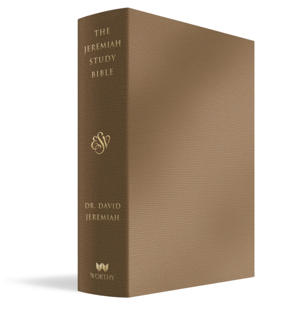 Book cover of The Jeremiah Study Bible, ESV, Bronze LeatherLuxe®