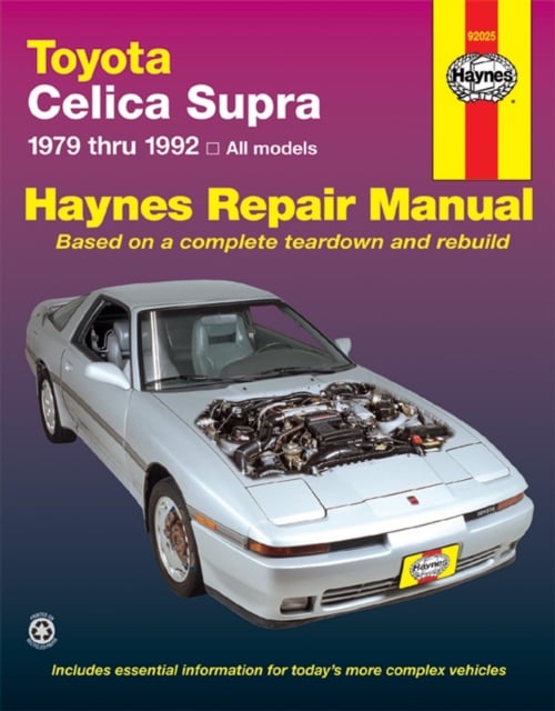 Book cover of Toyota Celica Supra 1979-1992) Haynes Repair Manual (USA)