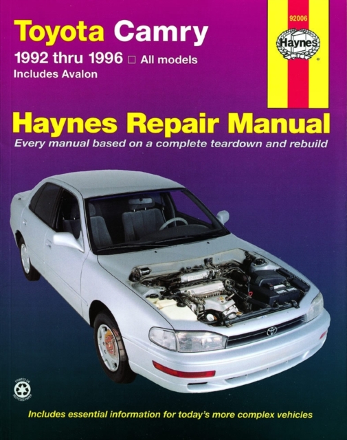 Book cover of Toyota Camry & Avalon (92 - 96)