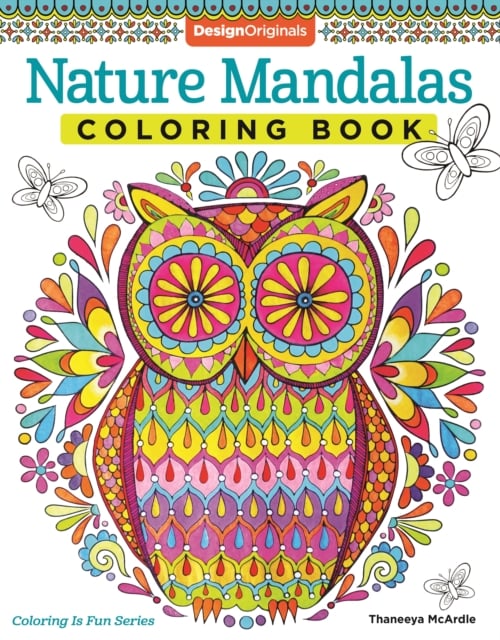 Book cover of Nature Mandalas Coloring Book