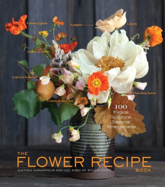 Book cover of The Flower Recipe Book