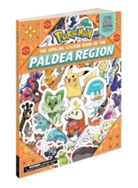 Book cover of Pokemon the Official Sticker Book of the Paldea Region