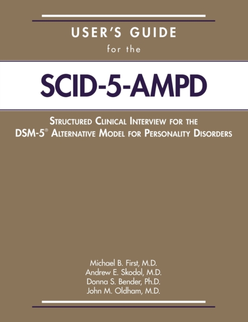 Book cover of User's Guide for the Structured Clinical Interview for the DSM-5 (R) Alternative Model for Personality Disorders (SCID-5-AMPD)