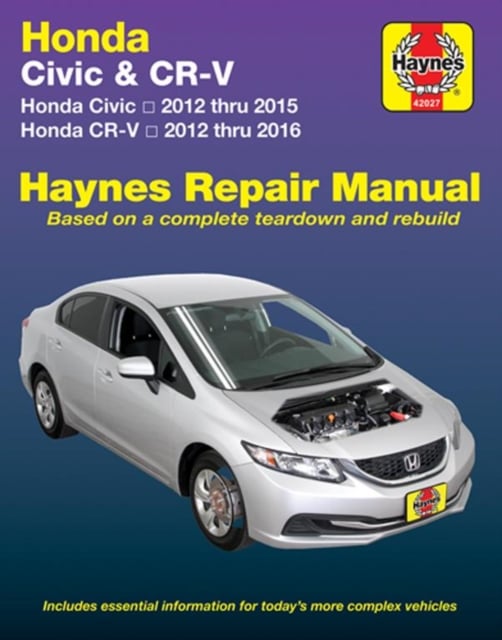 Book cover of Honda Civic (12-15) & CR-V (12-16) Haynes Manual (USA)
