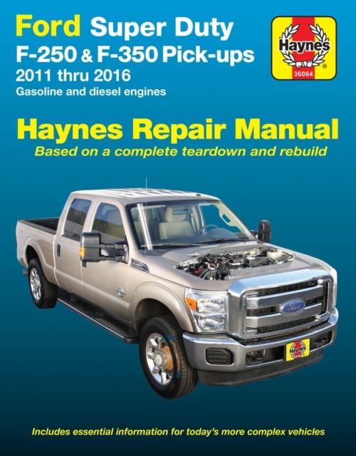 Book cover of Ford Super Duty F-250 & F-350 Pick-ups (11-16) Haynes Repair Manual