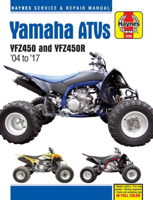 Book cover of Yamaha YZF450 & YZF450R ATV Repair Manual