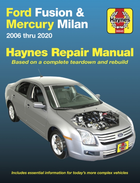 Book cover of Ford Fusion and Mercury Milan 2006 Thru 2020