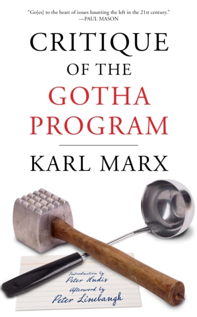 Book cover of Critique Of The Gotha Program