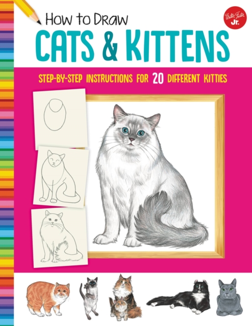 Book cover of How to Draw Cats & Kittens